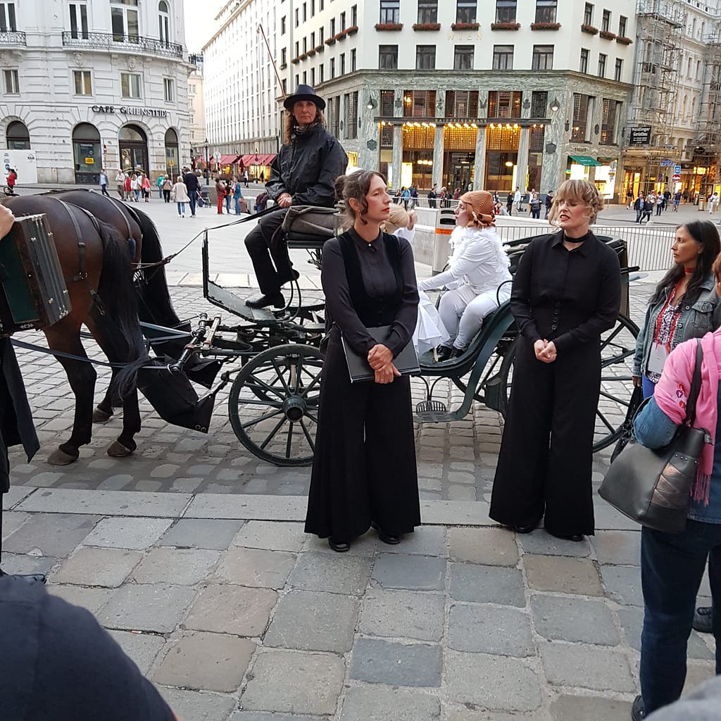 Straßentheater Theaterfink - Auferstehung der hingerichteten Theresia K**, 2019