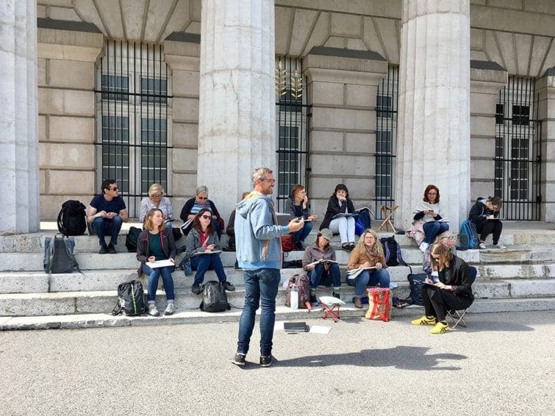 Urban Sketchers Workshop Vienna September 2019